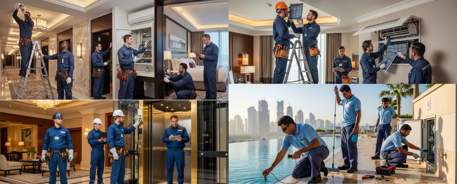 Maintenance experts for hotel